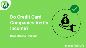 credit card companies verify income